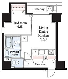 Weave Base -Asukayama Park 飛鳥山公園 1LDKの間取図画像