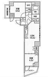 ＡＬＴＥＲＮＡ大塚 2階2LDKの間取り