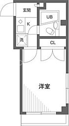 ドリームハイツ 1Kの間取図画像