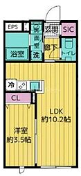 間取図画像 1LDK