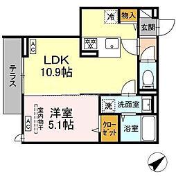 間取図画像 1LDK
