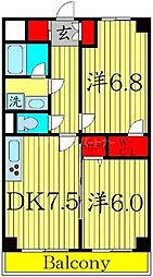間取図画像 2DK