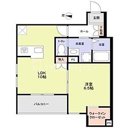 Prunier(プルニエ) 1LDKの間取図画像