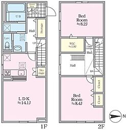 ティーリミテッド 2LDKの間取図画像