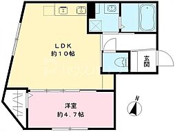 RAMIi板橋大和町 1LDKの間取図画像