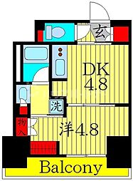 ワンルーフレジデンス板橋大山 1DKの間取図画像