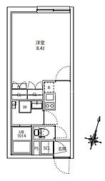 MAXIV CITY板橋区役所前 1Kの間取図画像