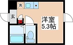 CREDO IKEBUKURO ワンルームの間取図画像