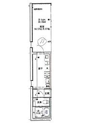 FUSION板橋本町 1Kの間取図画像
