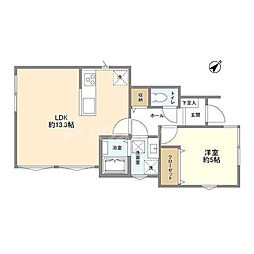 Noah東池袋 1LDKの間取図画像