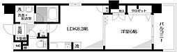 日神パレステージ西池袋公園 1LDKの間取図画像