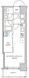 パークアクシス池袋イースト 1LDKの間取図画像