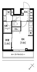 ARKMARK上池袋 1DKの間取図画像