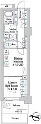 PARKHOMES文京小石川HillTerrace 1DKの間取図画像