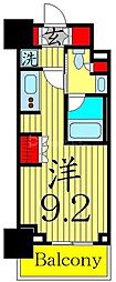 パークアクシス大塚ステーションゲートタワー ワンルームの間取図画像