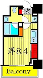 パークアクシス大塚ステーションゲートタワー ワンルームの間取図画像