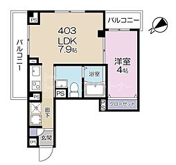 グレースマルニ3練馬北町 1LDKの間取図画像