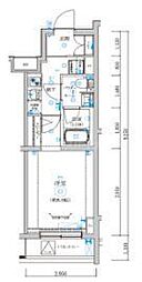 REGOLITH板橋本町 5階1Kの間取り