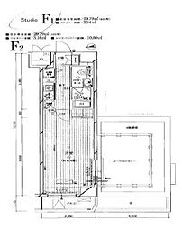 メインステージ大山 7階1Kの間取り