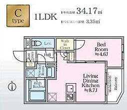 間取図画像 1LDK