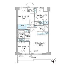 間取図画像 3LDK