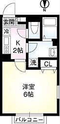 間取図画像 1K