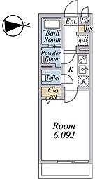 東京メトロ副都心線 地下鉄赤塚駅 徒歩2分の賃貸マンション 3階1Kの間取り