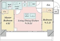間取図画像 2SLDK