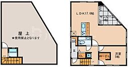 第2近藤ビル 1LDKの間取図画像