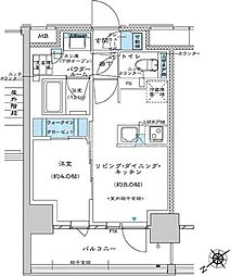 PREMIST板橋 1LDKの間取図画像