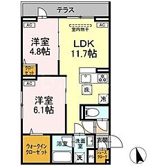 物件の間取り