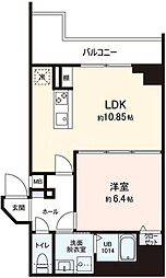 VISTA豊島 1LDKの間取図画像
