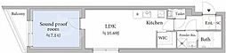 ASTILE studio 王子 1LDKの間取図画像