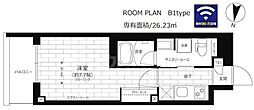 ステージファースト平和台 1Kの間取図画像
