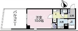 ノーブルガーデン駒込 1Kの間取図画像