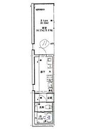 FUSION板橋本町 1Kの間取図画像