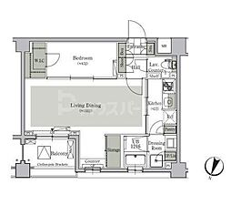 ParkCube西ヶ原STAGE 1LDKの間取図画像