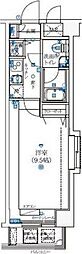 ザ・グランデレガーロ 1Kの間取図画像