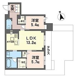 クレスティーク 1階
