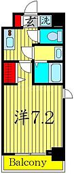 ガラ・ステージ大山 1Kの間取図画像