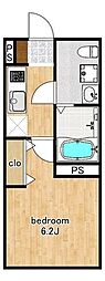 Y's板橋I 1Kの間取図画像