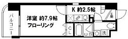 ファインクレスト赤羽 1Kの間取図画像
