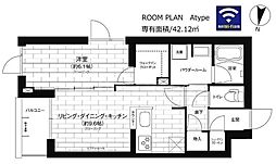 ステージファースト平和台 1LDKの間取図画像