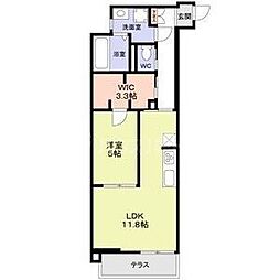 Forest Maison NERIMA heiwadai 1LDKの間取図画像