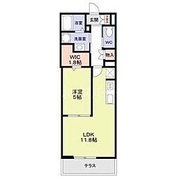 Forest Maison NERIMA heiwadai 1LDKの間取図画像
