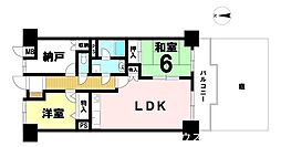 エスポア城北 2SLDKの間取図画像