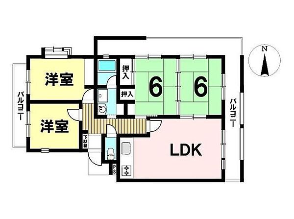 間取りを拡大表示