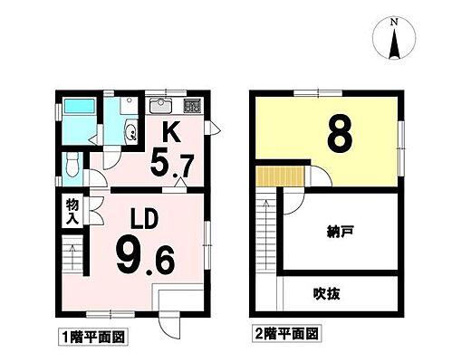 間取り 名古屋市南区呼続3丁目　中古戸建て