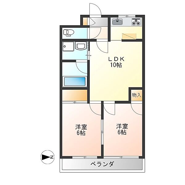 同じ建物の物件間取り写真 - ID:209005313261