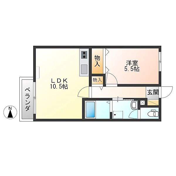 同じ建物の物件間取り写真 - ID:209005544167